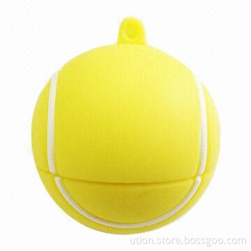 Ball-designed USB flash stick with 1 to 32GB memory capacity, free printing and packaging